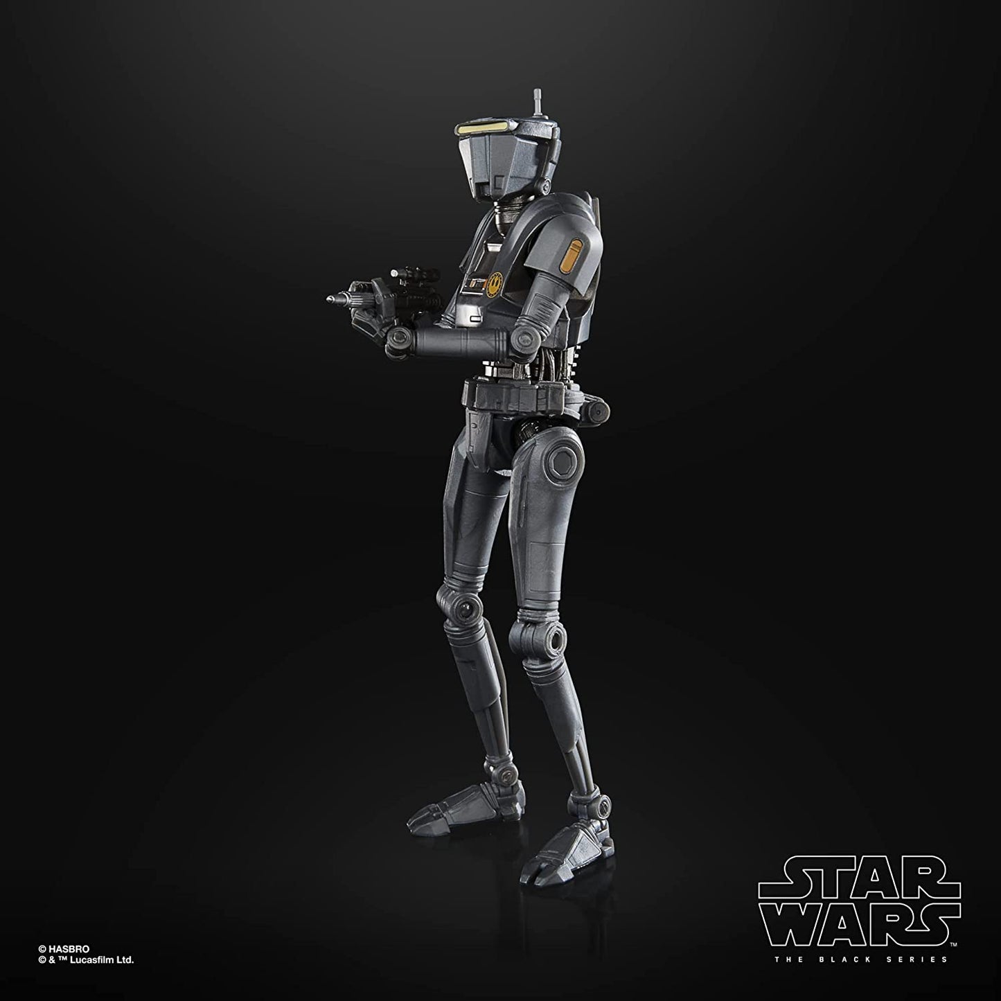 New Republic Security Droid Figura De Acción Star Wars Ther Mandalorian Black Series Hasbro 16 Cm