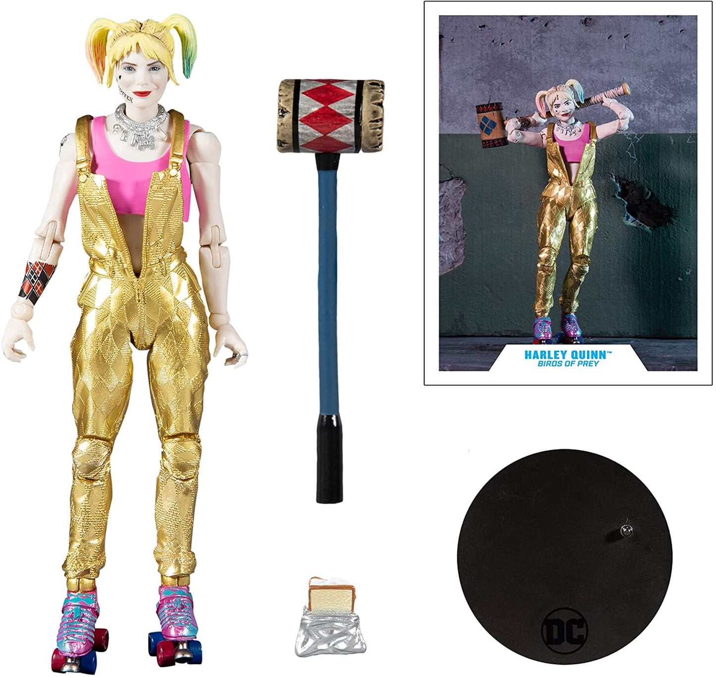 Harley Quinn Figura De Acción Birds Of Prey Dc Mcfarlane Toys 17 Cm