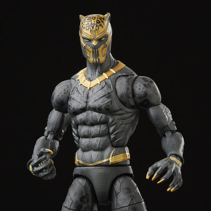 Black Panther Killmonger Figura De Acción Legacy Marvel Legends Hasbro 16 Cm