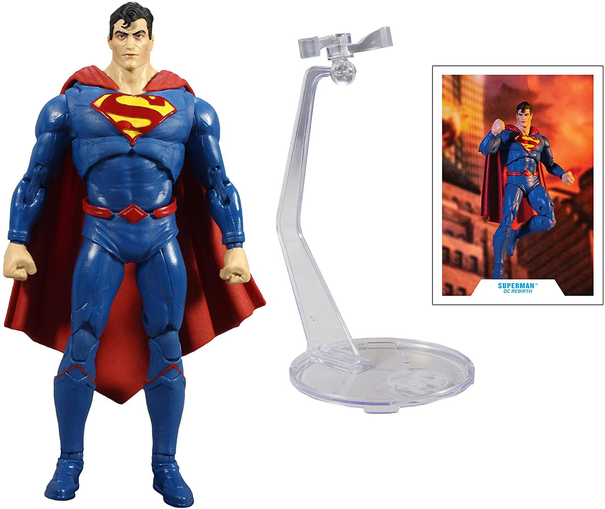 Superman Rebirth Figura de Acción Dc Multiverse Mcfarlane Toys 18 Cm