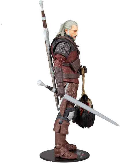 Geralt De Rivia Wolf Armor Figura De Acción The Witcher Mcfarlane Toys 18 Cm