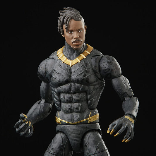 Black Panther Killmonger Figura De Acción Legacy Marvel Legends Hasbro 16 Cm