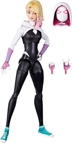 Spider Gwen Figura de Acción Spiderman Across The Spider Verse Marvel Legends Hasbro 16 Cm