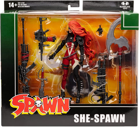 She Spawn Deluxe Set Figura de Acción Spawn McFarlane Toys 18 Cm