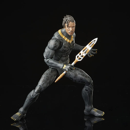 Black Panther Killmonger Figura De Acción Legacy Marvel Legends Hasbro 16 Cm