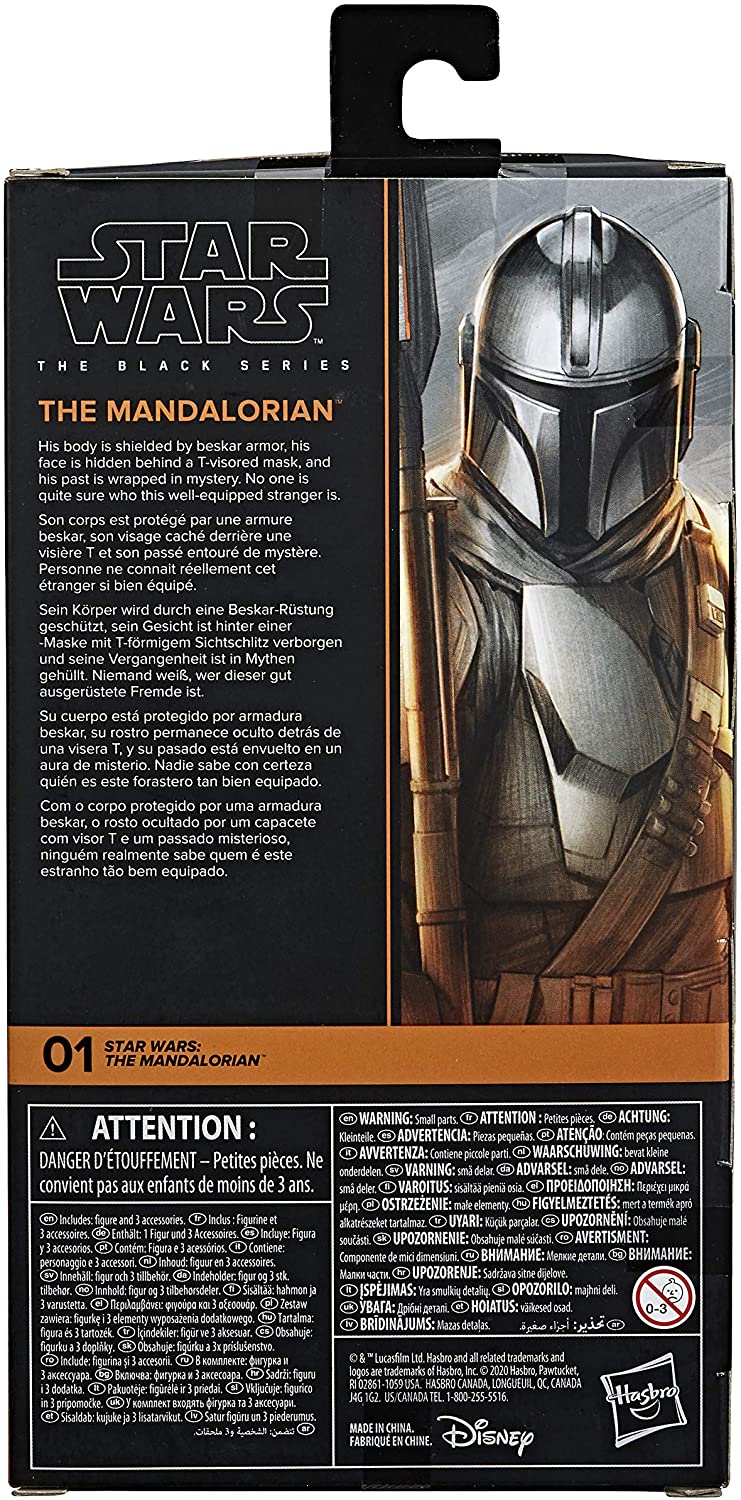 Din Djarin Beskar Armor Figura De Acción The Mandalorian Star Wars The Black Series 16 Cm
