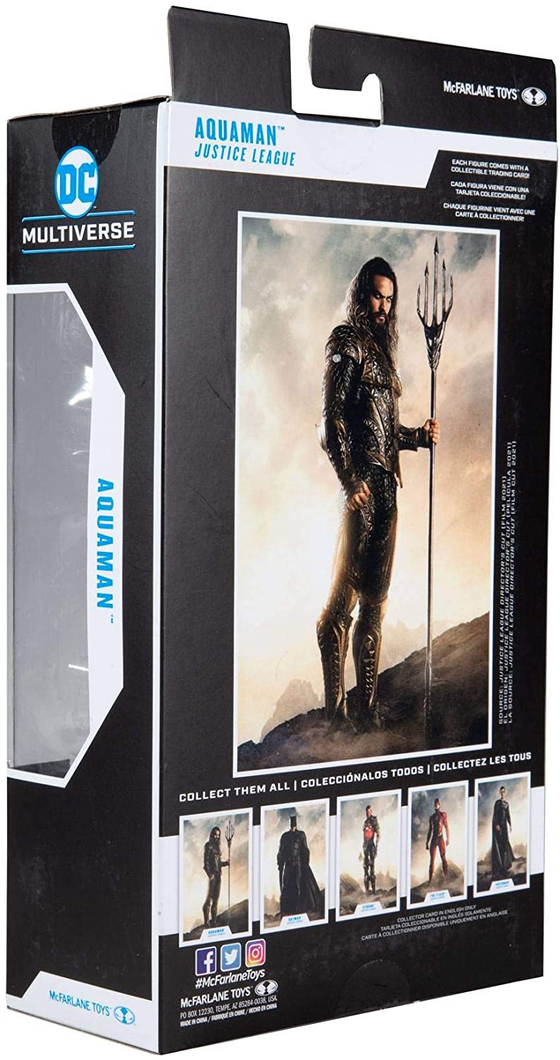 Aquaman Figura De Acción Justice League Dc Mcfarlane Toys 19 Cm