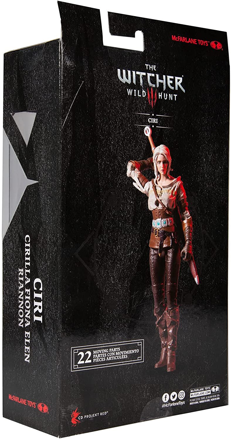 Ciri The Witcher Geralt Figura De Acción Mcfarlane Toys 18 Cm