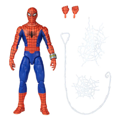 Spiderman Japanese Amazing Years Figura De Acción Spiderman Anniversary 60 Comics Classic Marvel Legends Hasbro 16 Cm