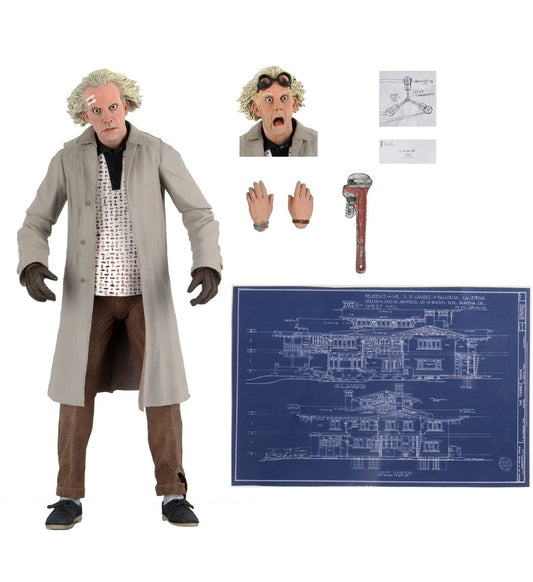 Doc Brown Figura De Acción Back To The Future Neca 18 Cm