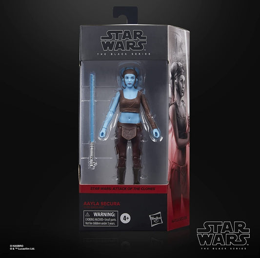 Aayla Secura Figura De Acción Star Wars Attack of the clones The Black Series Hasbro 15 Cm
