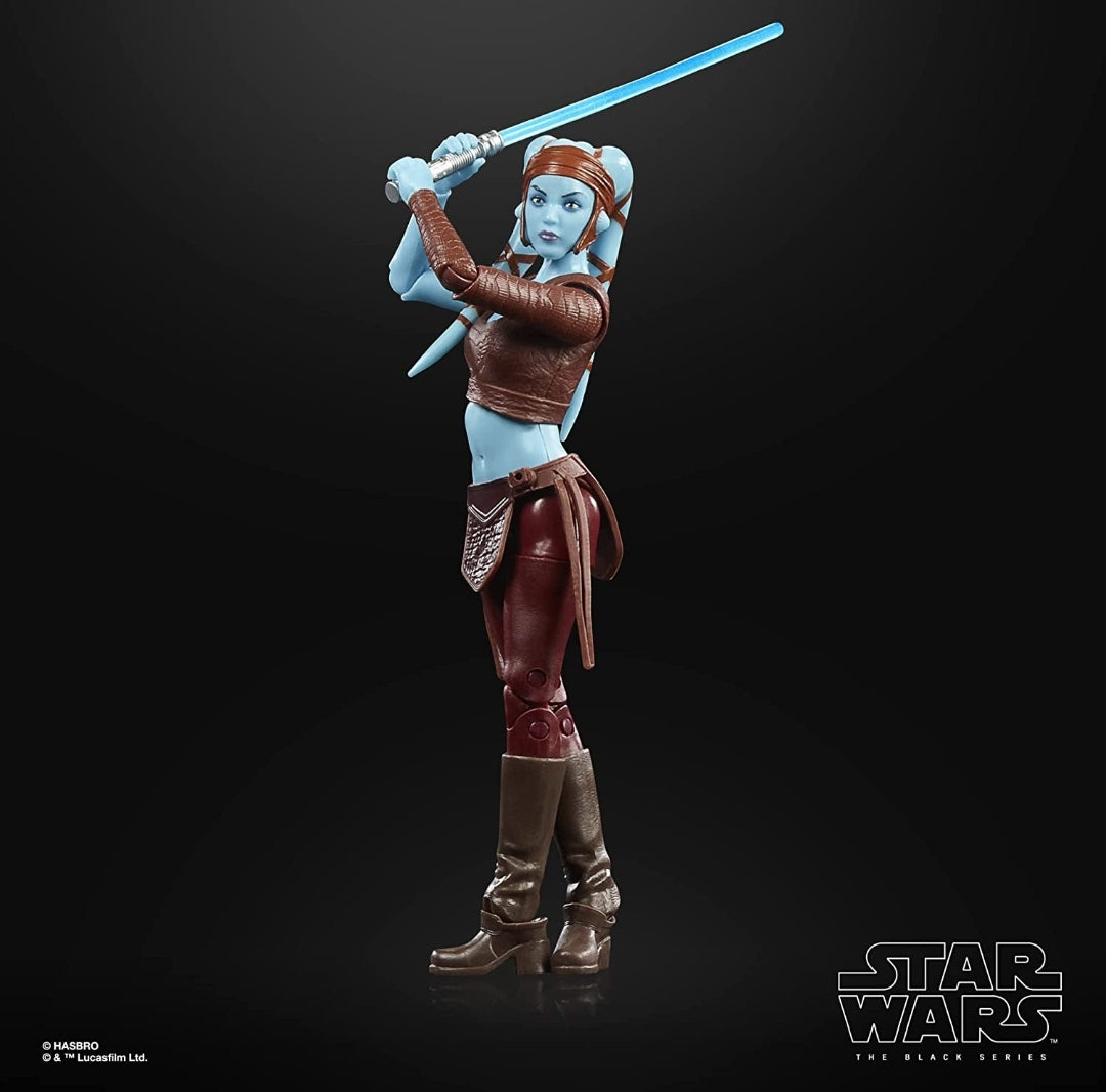 Aayla Secura Figura De Acción Star Wars Attack of the clones The Black Series Hasbro 15 Cm