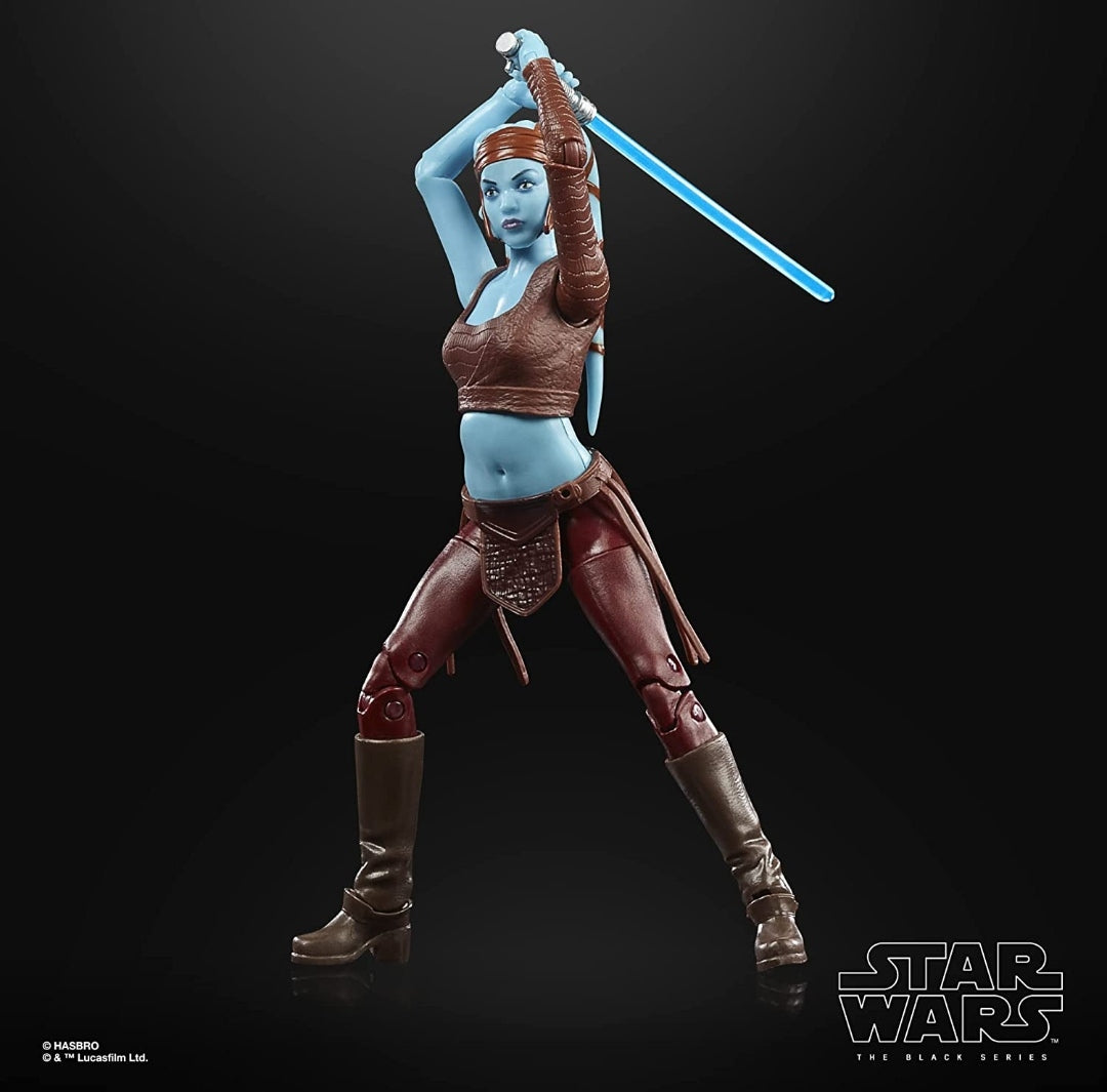 Aayla Secura Figura De Acción Star Wars Attack of the clones The Black Series Hasbro 15 Cm