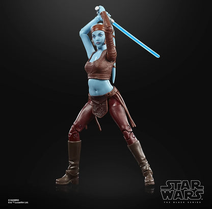 Aayla Secura Figura De Acción Star Wars Attack of the clones The Black Series Hasbro 15 Cm